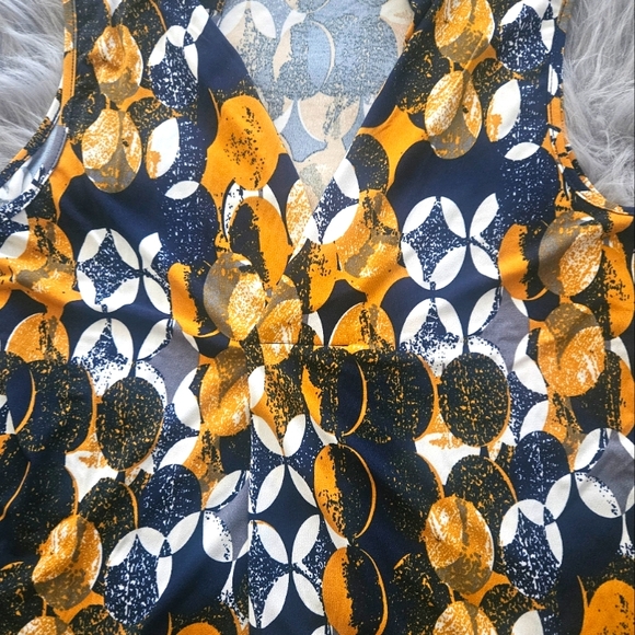 Beautiful Sleeveless V Neck Blouse - Picture 2 of 4